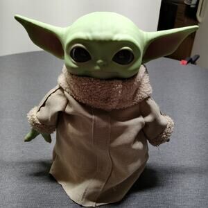 Mattel Grogu Baby Yoda Plush 11in Mandalorian Star Wars 2020
